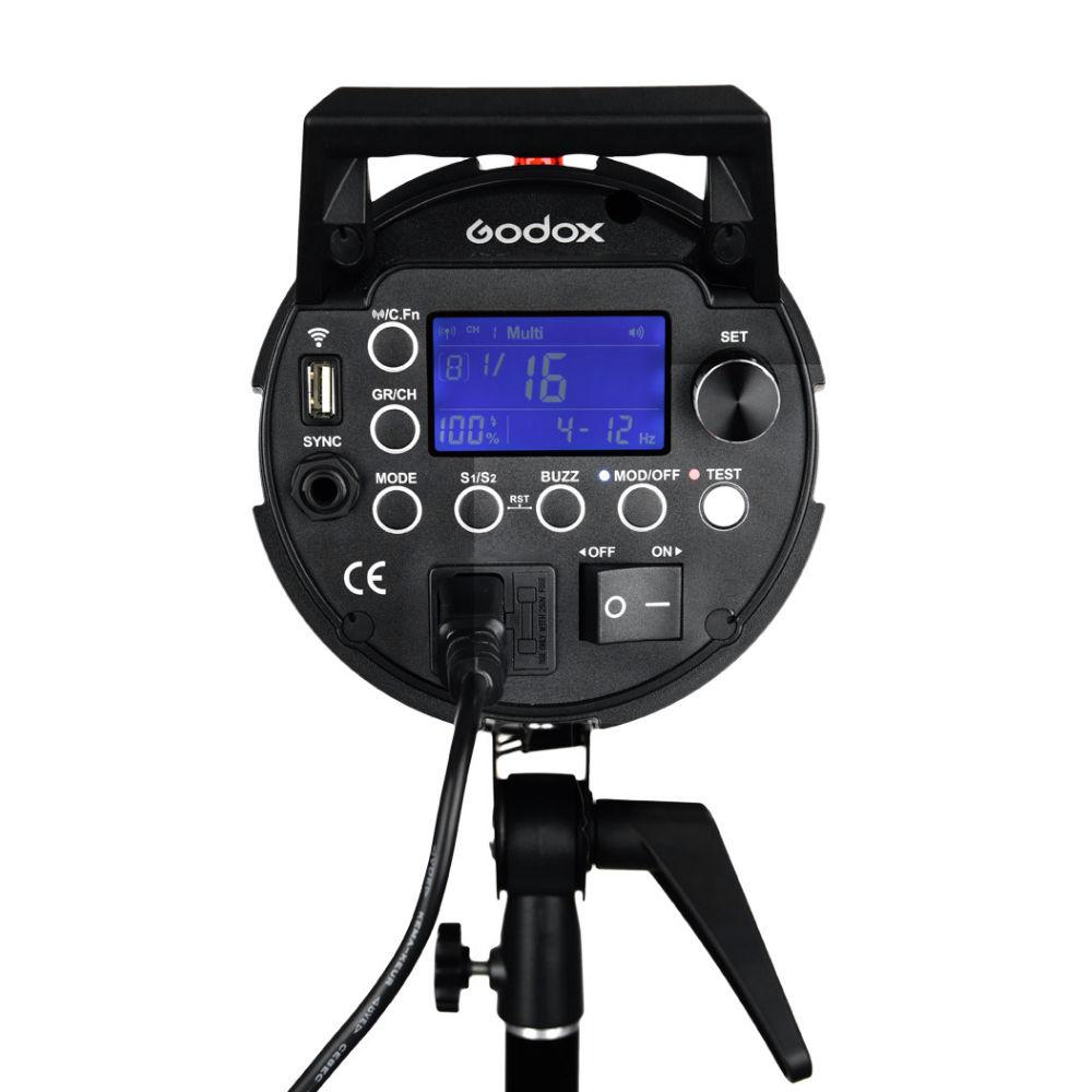 Godox QT1200IIM 1200W HSS Flash Strobe Light Head - Professional Studio Lighting for Photography, Portraits & Commercial Shoots