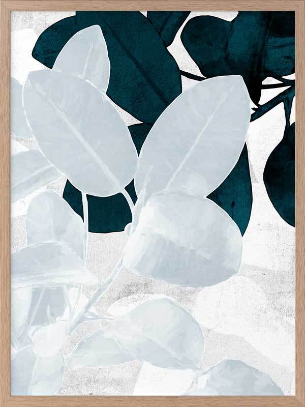 Exhale II Framed Art Print - Modern Wall Decor for Living Room, Bedroom & Office - Premium Canvas Painting for Home & Office Decor