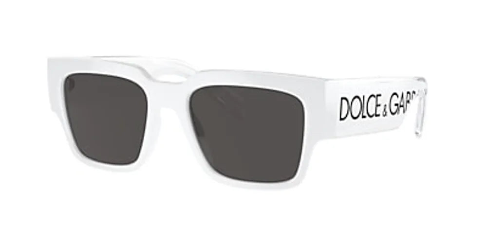 Dolce & Gabbana DG6184 White Fashion Sunglasses for Women - UV Protection Luxury Designer Shades for Summer Beach & Outdoor Activities