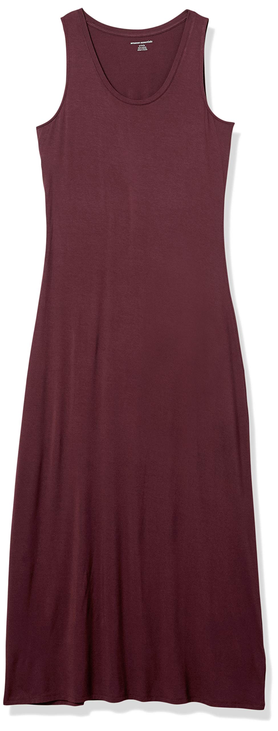 Amazon Essentials Women's Tank Maxi Dress - Flowy Summer Casual Dress with Spaghetti Straps, Plus Size Options - Perfect for Beach Vacations, Date Nights & Summer Outings