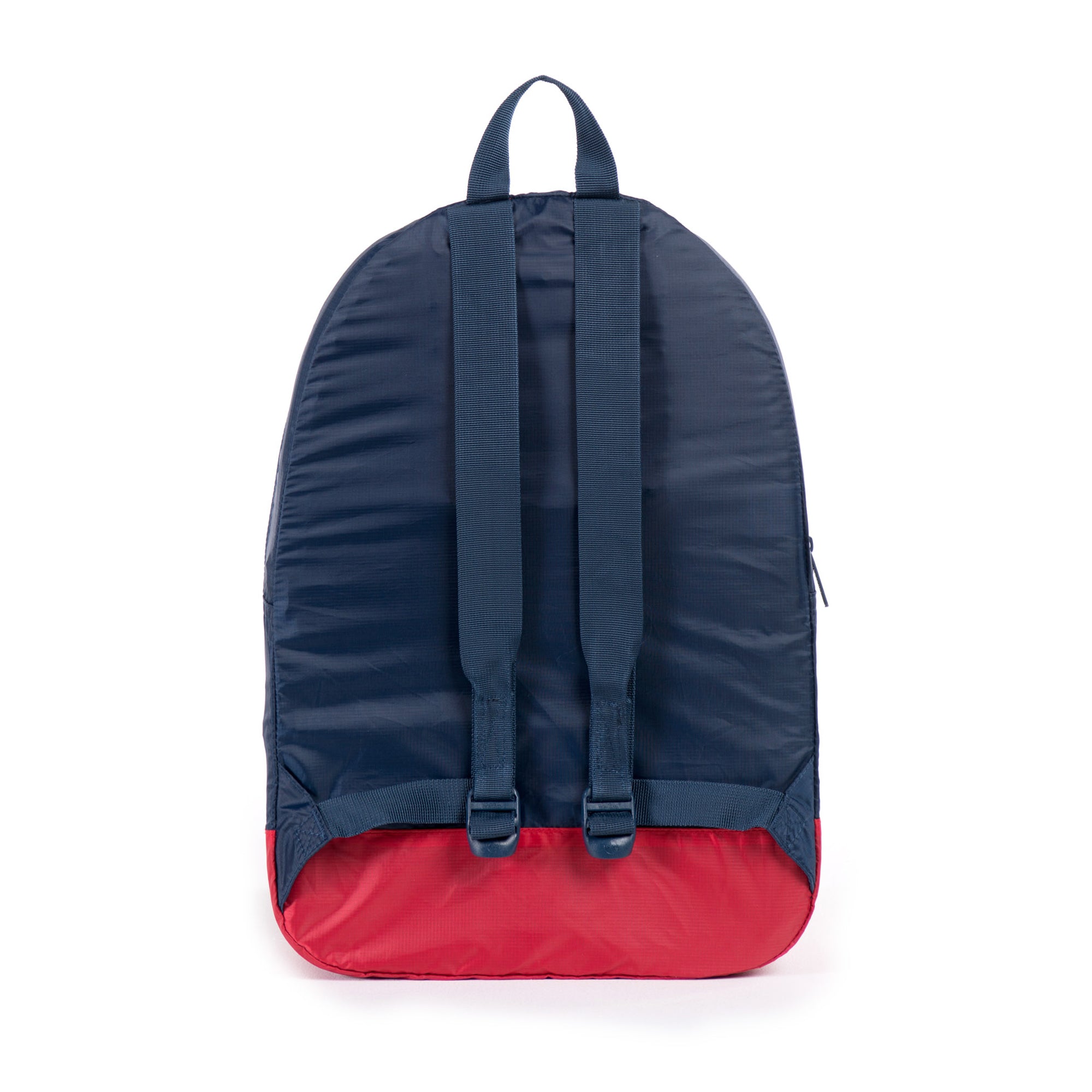 Herschel Packable Daypack Backpack - Lightweight & Water-Resistant for Travel, Hiking & Daily Use - Navy/Red