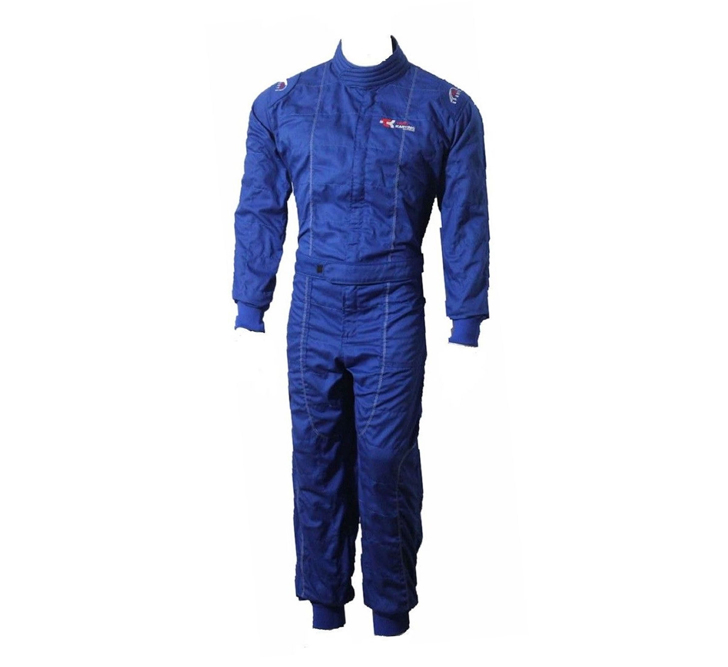 High-Performance Adult Karting Racing Rally Suit - Breathable Poly Cotton Blend - 3 Vibrant Colors for Motorsports & Track Days