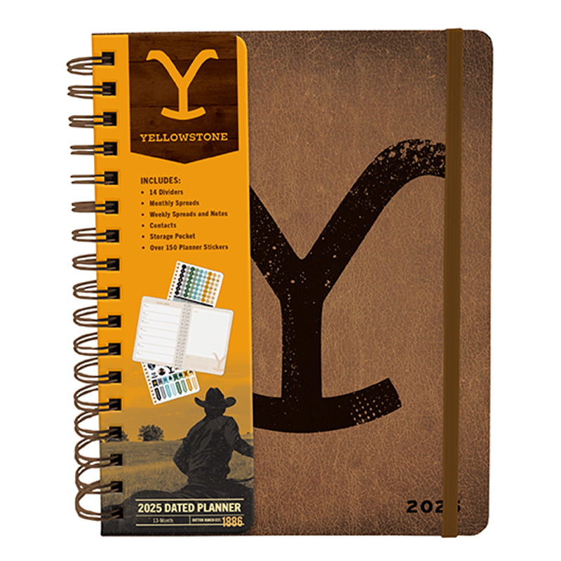 2025 Yellowstone The Dutton Ranch 13-Month Weekly Planner - Perfect for Fans, Office Use & Gift Giving
