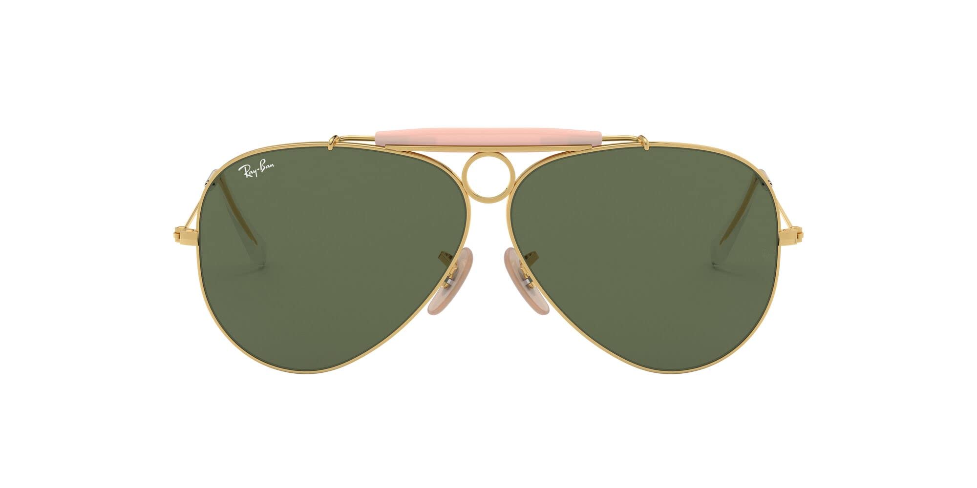 Ray-Ban RB3138 Shooter Aviator Sunglasses for Men & Women - Polarized UV Protection Pilot Sunglasses - Perfect for Driving, Travel & Outdoor Activities