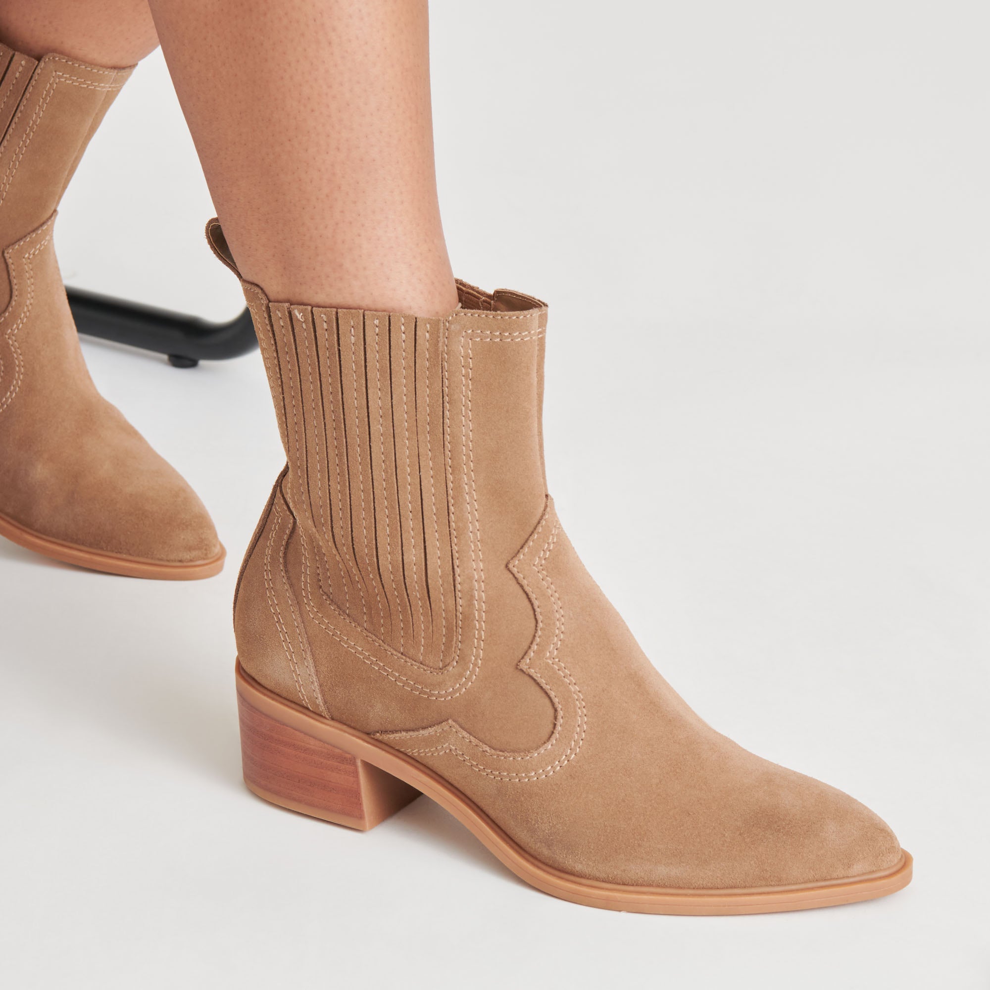 Brylee H2O Booties - Waterproof Mushroom Suede Boots for Women | Comfortable & Stylish for Rainy Days, Outdoor Walks & Casual Wear
