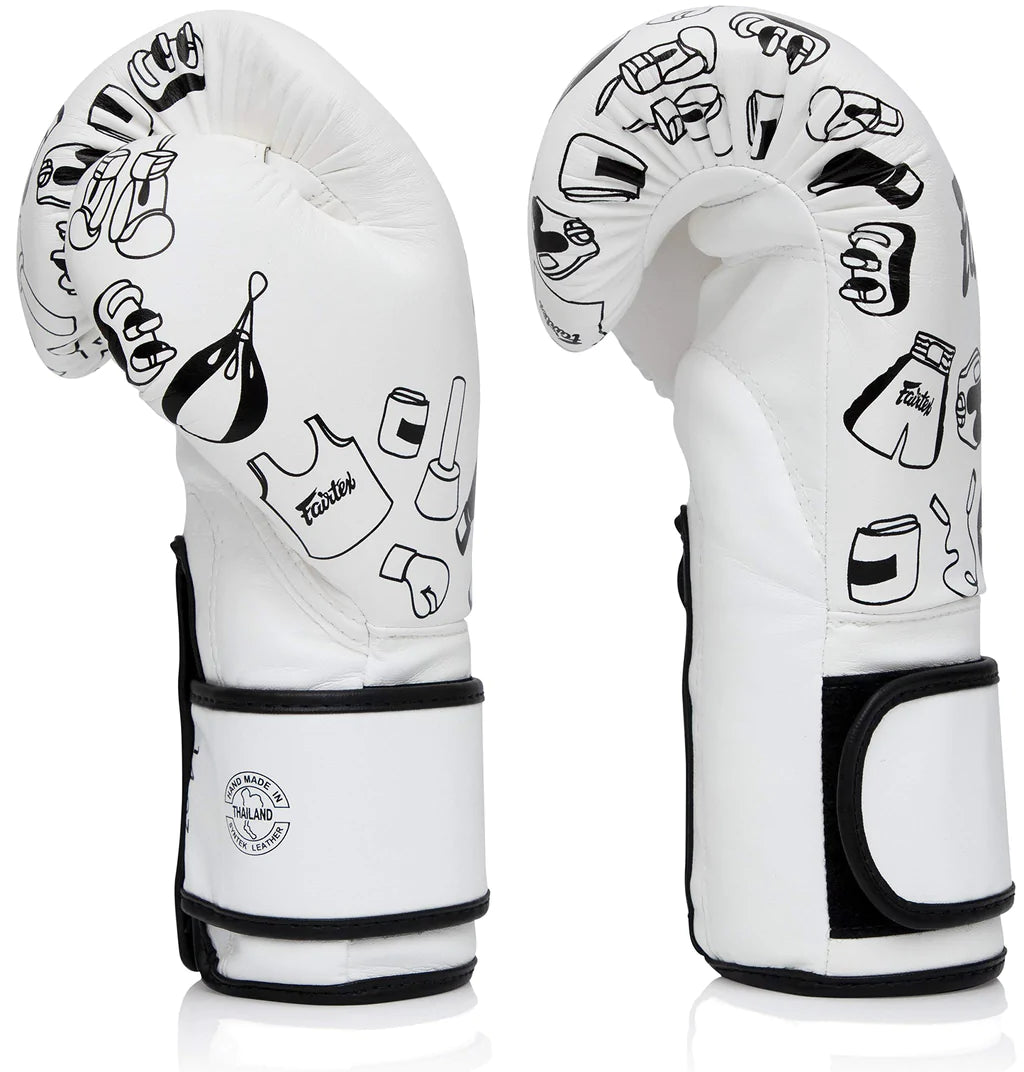 Fairtex BGV14 Graffiti Boxing Gloves - Premium Training & Sparring Gear for Muay Thai, Kickboxing & MMA - Ideal for Gym, Home Workouts & Martial Arts Competitions