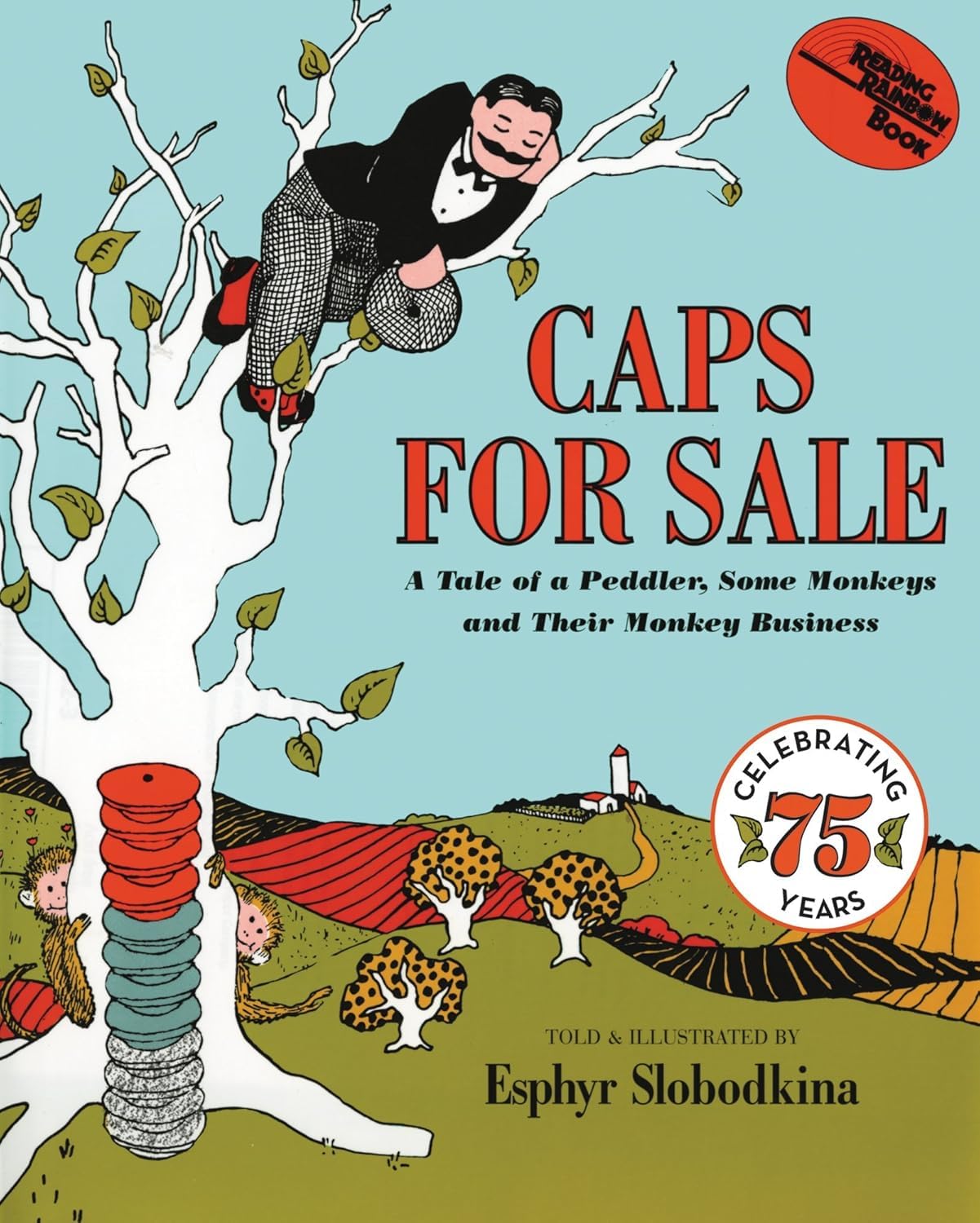 Vintage 'Caps for Sale' Children's Book - Classic Tale of a Peddler and Mischievous Monkeys | Perfect for Storytime, Classroom Reading & Kids' Bedtime Stories