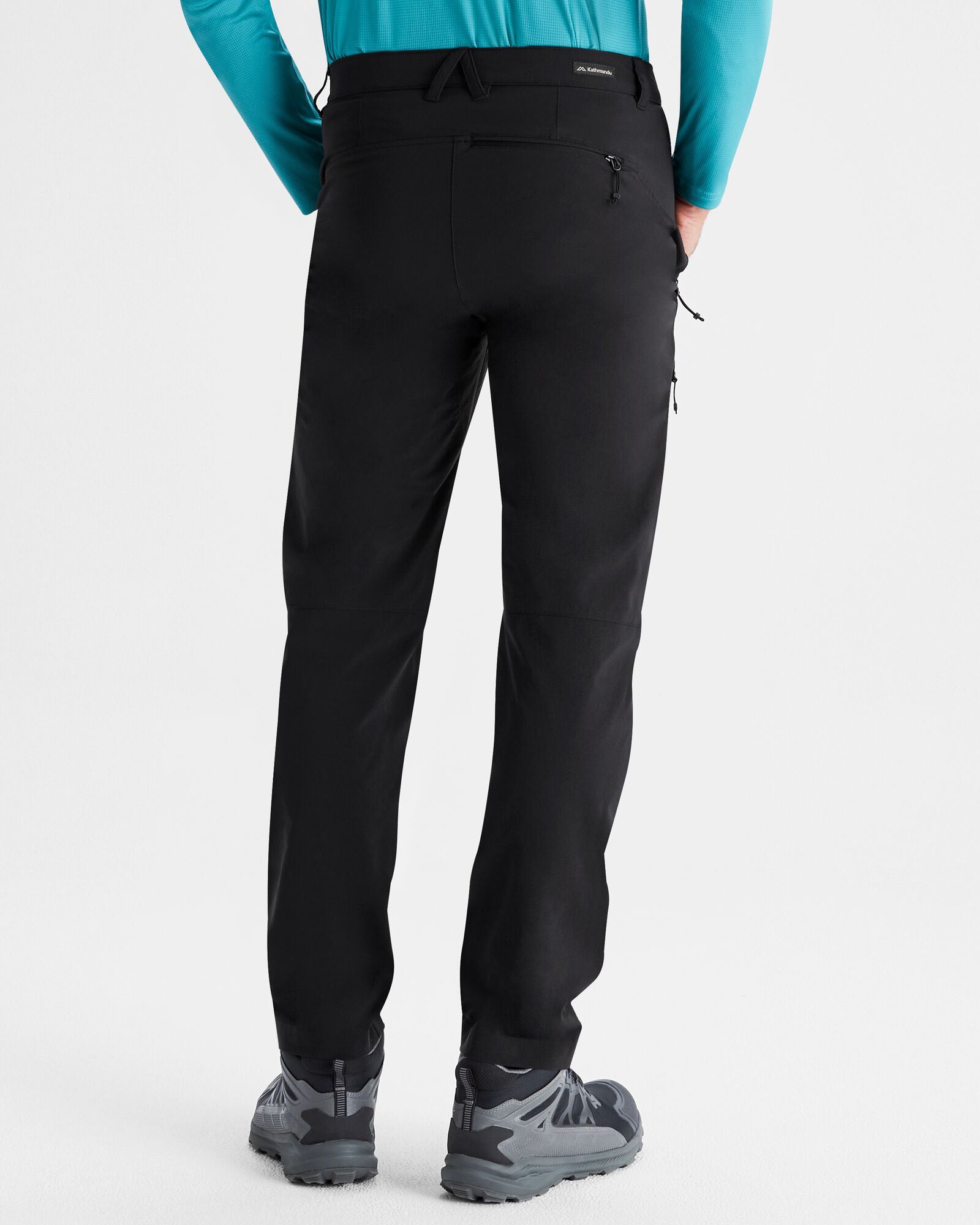 Men's Flinders Pants - Comfortable Stretch Travel & Hiking Trousers in Black | Perfect for Outdoor Adventures & Casual Wear