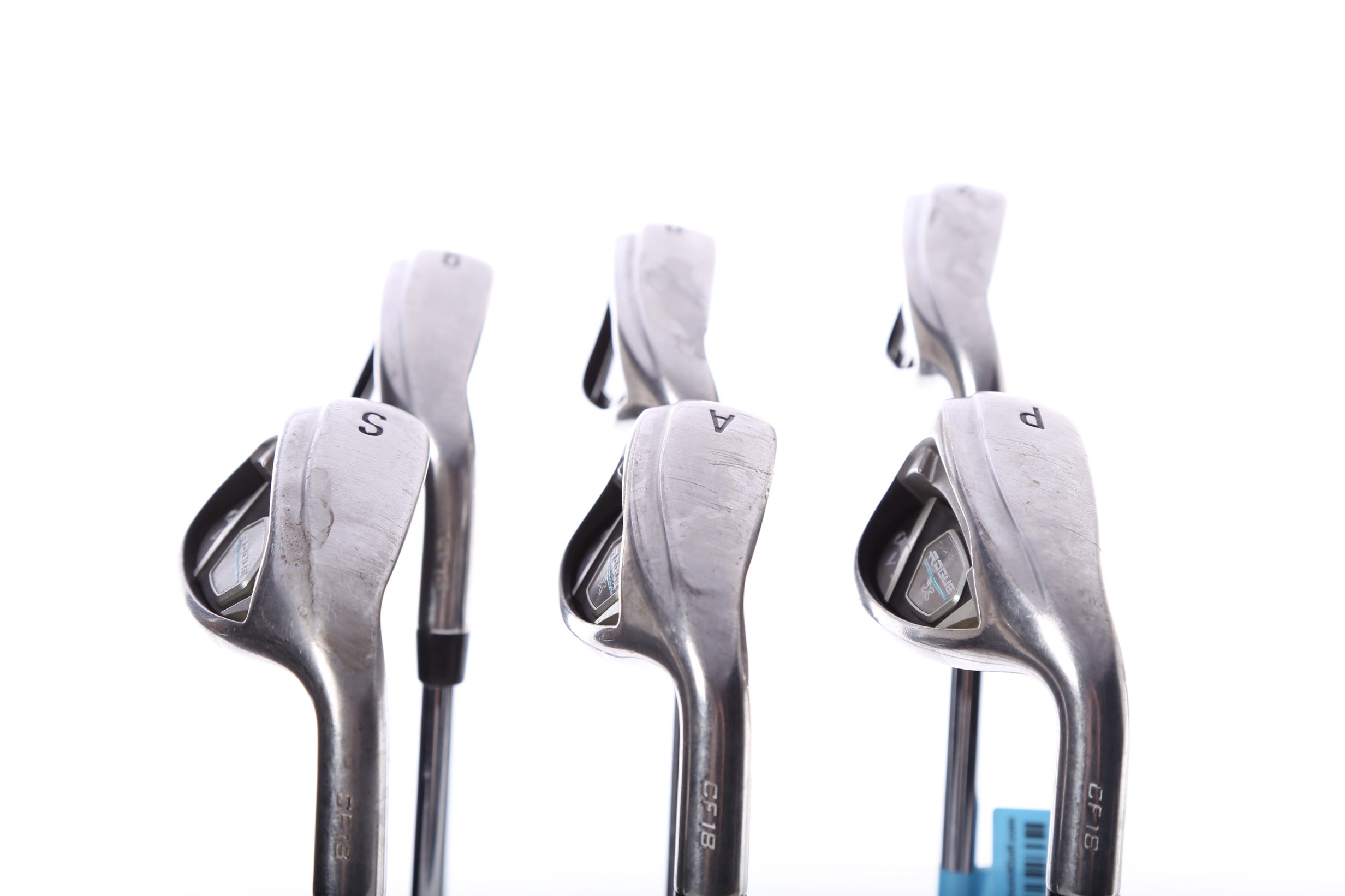 Used Callaway Rogue X Iron Set - Right Handed 7-SW Extra Stiff Flex Golf Clubs for Men | Perfect for Low Handicap Players & Driving Range Practice