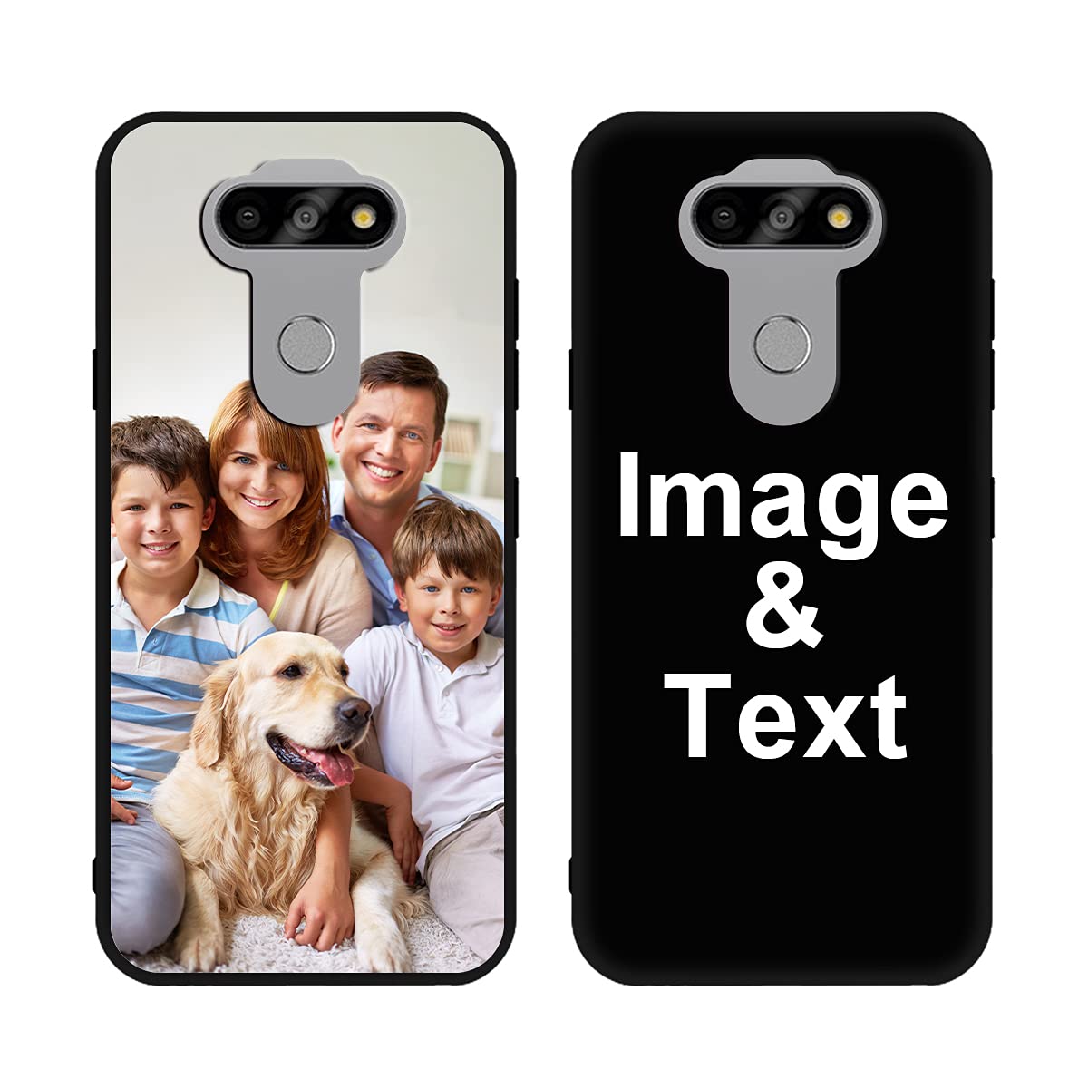 Customized Photo Case for LG K31 - Personalized Picture Shockproof Silicone Phone Cover - Soft Candy Design Protective Case - Perfect Christmas Birthday Thanksgiving Gift - Ideal for Everyday Use, Travel & Special Occasions