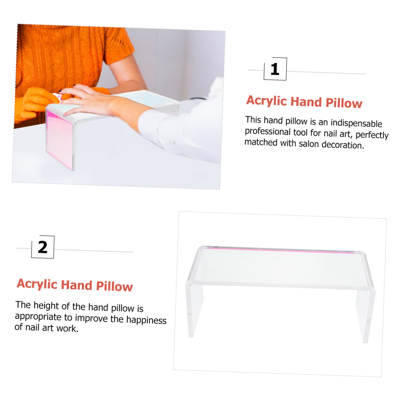FOMIYES Manicure Hand Pillow - Portable Acrylic Nail Art Hand Rest Cushion for Gel & Nail Extension - Perfect for Salon, Home Nail Care & Professional Nail Technicians