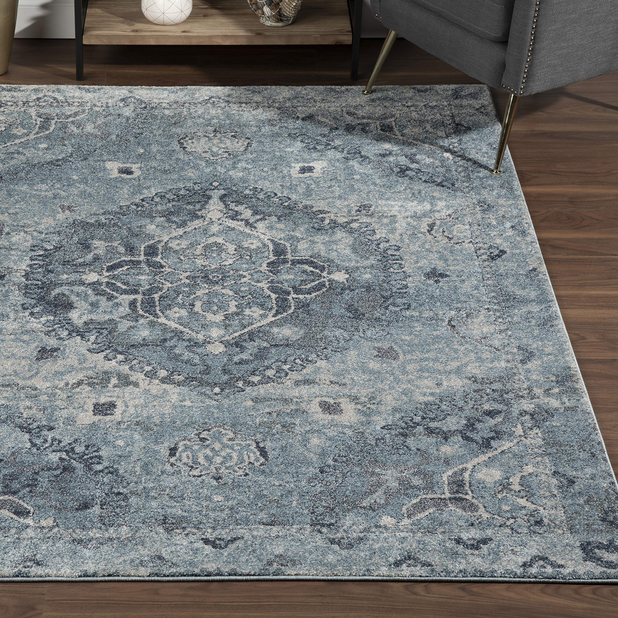 Addison Rugs Wellington Blue Area Rug 5'3