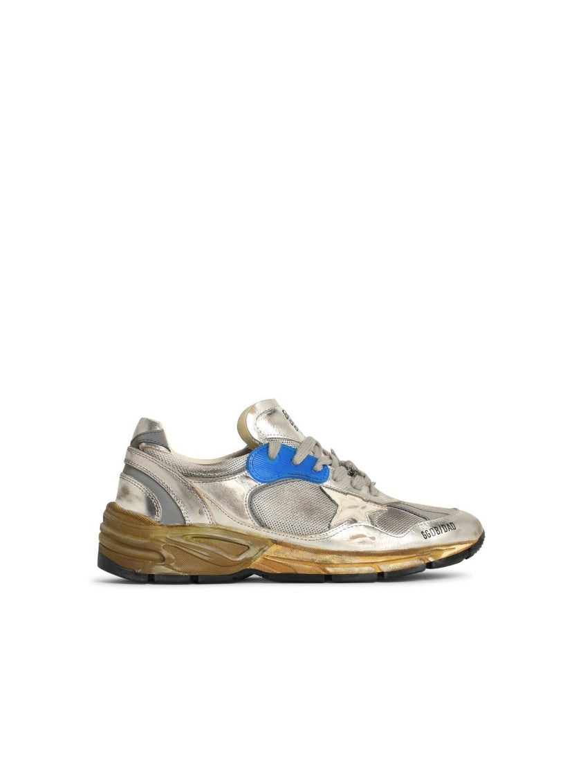 Stylish Silver Leather Sneakers for Men & Women - Comfortable Running Shoes for Jogging, Gym & Casual Wear