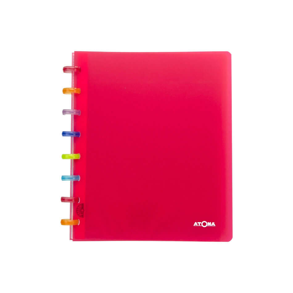 Atoma Tutti Frutti Notebook - Refillable A5 Notebook (165 x 210 mm) for School, Office & Creative Journaling - Durable Spiral Binding with Vibrant Fruity Design