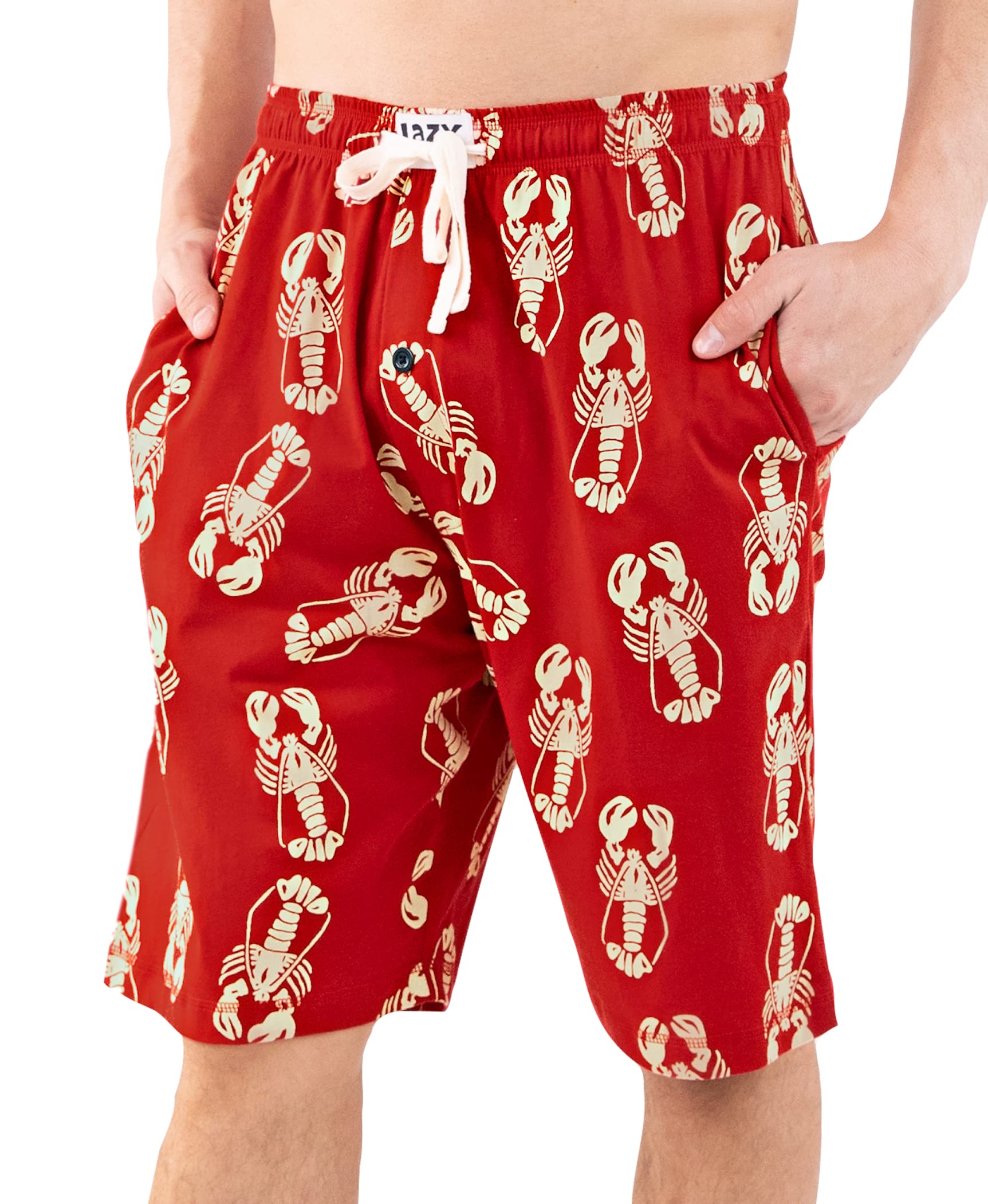 Lazy One Men's Pajama Shorts - Soft & Comfortable Sleepwear for Lounge & Nightwear | Perfect for Summer, Travel & Relaxing at Home
