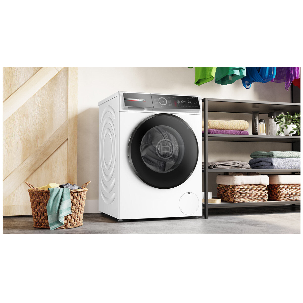 Bosch Series 8 10kg Front Load Washing Machine with i-DOS WGB256A1AU - Energy Efficient Smart Washer for Large Families | Perfect for Laundry Rooms & Apartments