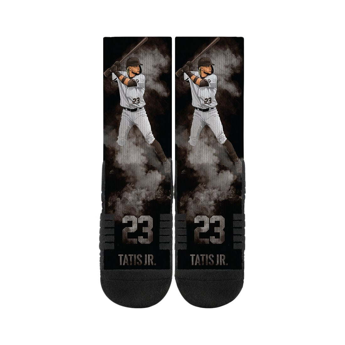 **Fernando Tatis Jr. Black Fog Socks - MLB Baseball Player Socks for Men - Comfortable & Stylish for Sports, Training, and Everyday Wear**