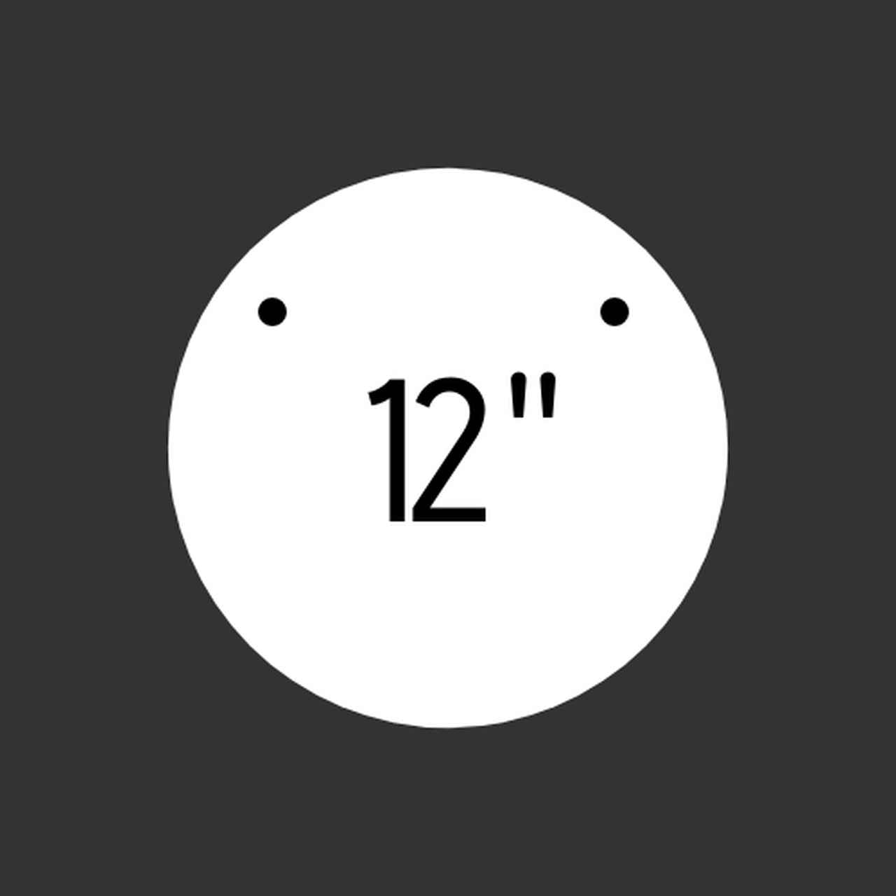 JC Steel Targets - 12 Round 3/8