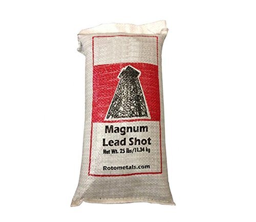 RotoMetals Magnum Lead Shot #4 - Premium Hunting & Fishing Ammo for Reloading & Outdoor Sports
