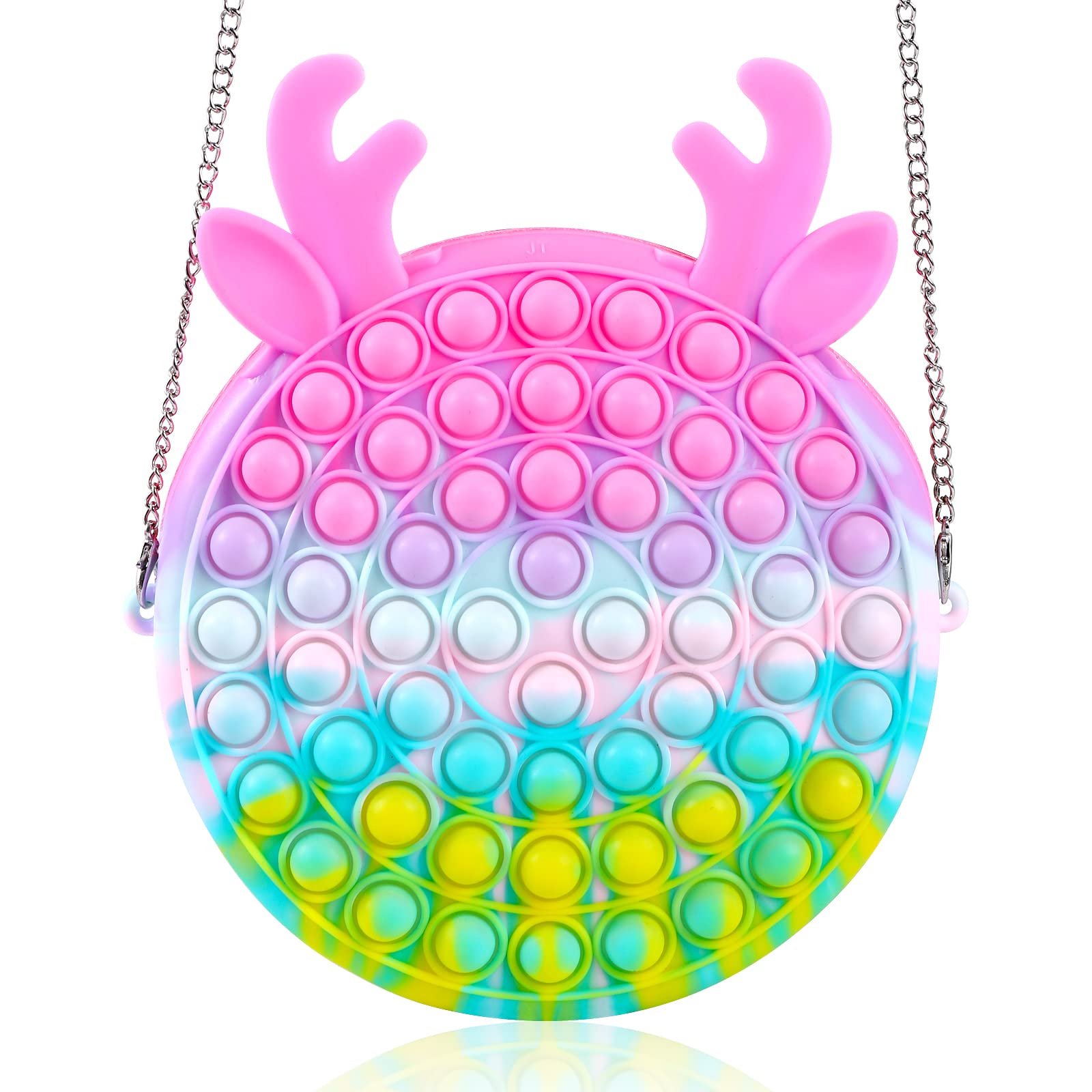 Easter Bunny Rabbit Fidget Purse Toy - Stress Relief Sensory Toy for Kids & Adults - Perfect for Easter Gifts, Party Favors, and Classroom Rewards