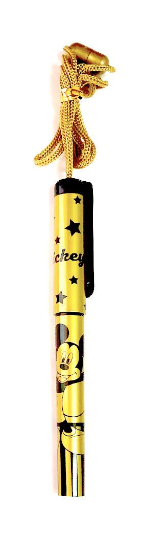 Disney Mickey Mouse Spiral Autograph Book Set - 2 Signature Books with 2 Necklace Pens (Smallhead Design) for Collectors, Fans, and Special Events