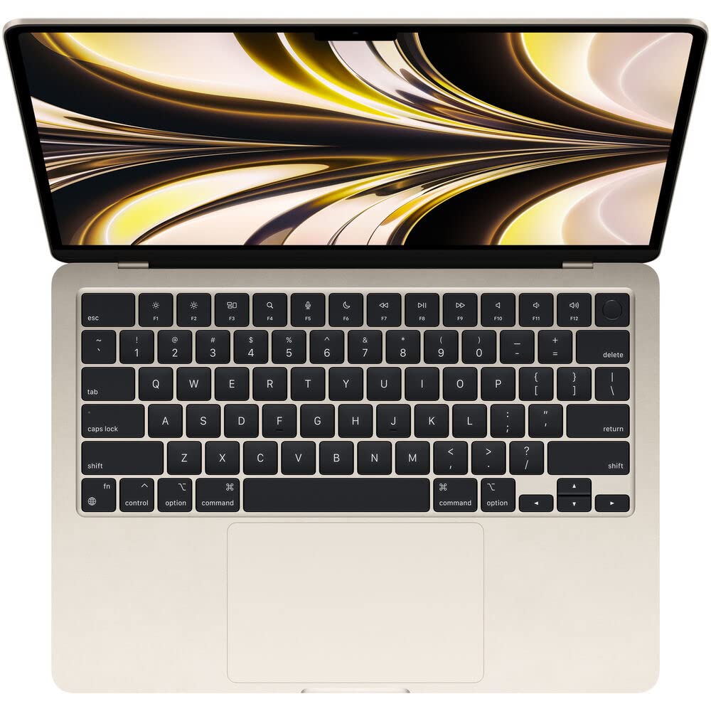 2022 Apple MacBook Air Laptop with M2 Chip - 13.6-inch Retina Display, 8GB RAM, 256GB SSD Storage - Starlight (Renewed Premium) - Perfect for Students, Professionals & Remote Work