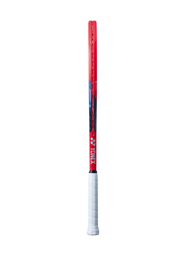 Yonex VCore 100L 7th Gen 280g Unstrung Tennis Racket - Scarlet Red | Lightweight Performance Racquet for Intermediate Players | Perfect for Baseline Play & Tournament Matches
