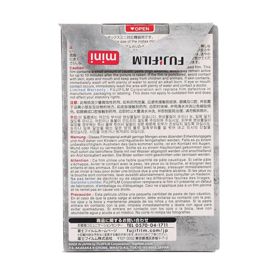 FUJIFILM Instax Mini Instant Film - 20 Exposures, Stone Gray Color for Fujifilm Instax Mini Cameras - Perfect for Parties, Travel & Memory Keeping