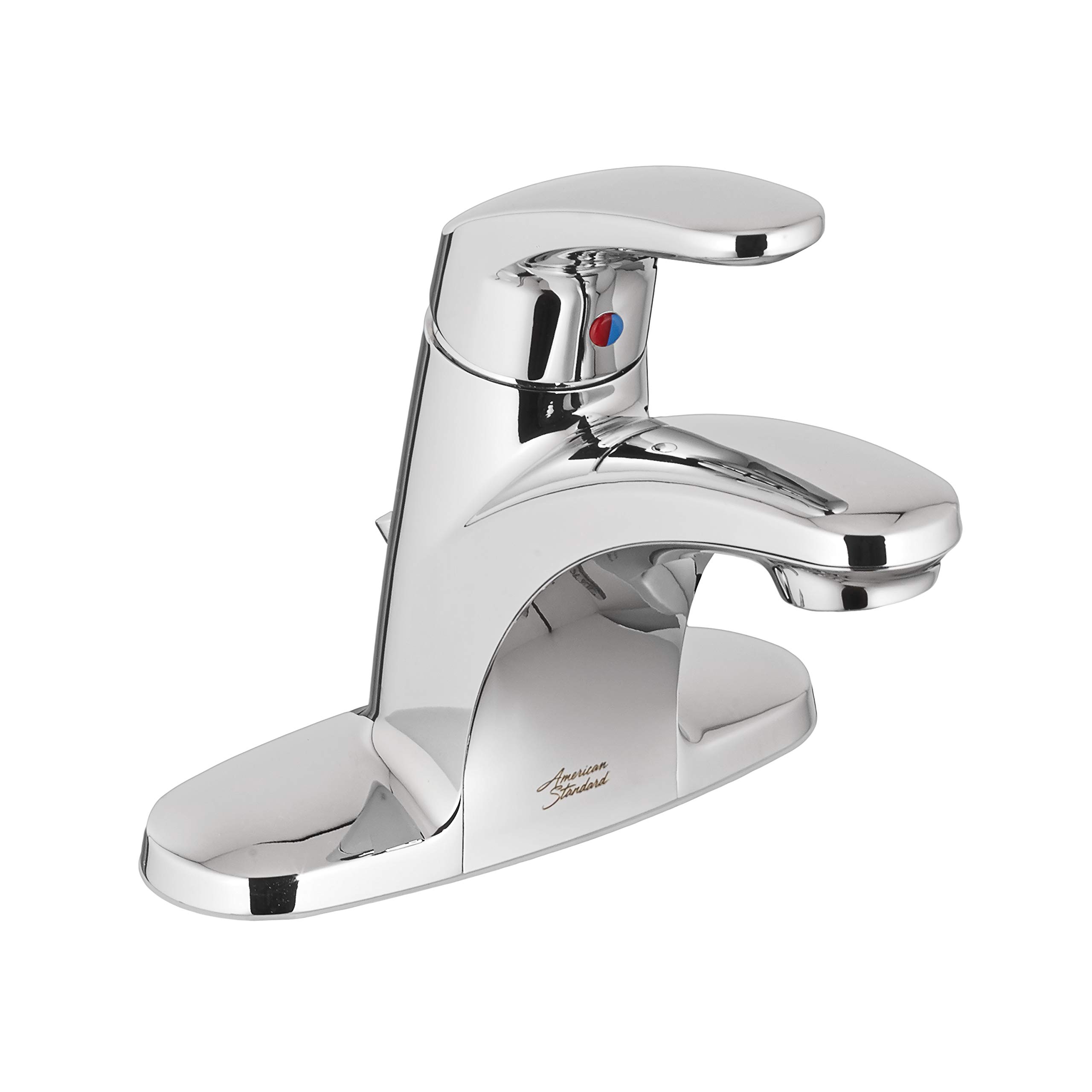 American Standard 7075054.002 Colony Pro Single-Handle Centerset 0.5gpm Bathroom Faucet in Polished Chrome - Water-Saving Low-Flow Design for Modern Bathrooms & Powder Rooms