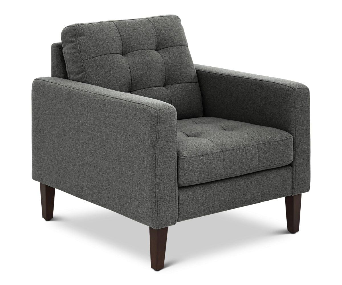 Laura Chair - Modern Accent Chair for Living Room, Bedroom & Office - Stylish Upholstered Armchair with Solid Wood Legs - Perfect for Reading, Relaxing & Decorating Your Home