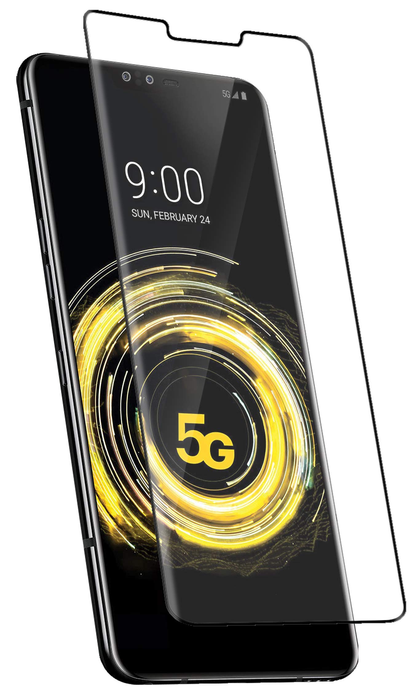 MagGlass LG V50 ThinQ Tempered Glass Screen Protector - HD Clear, Anti-Scratch, Case-Friendly Screen Guard for LG V50 ThinQ Smartphone | Perfect for Daily Use, Gaming & Outdoor Activities