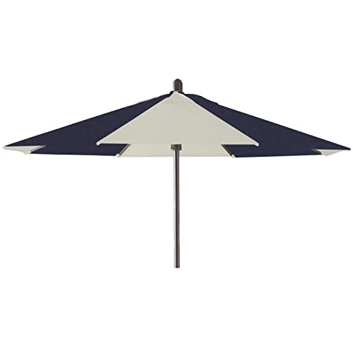 Sunbrella- Navy/Natural Dual Panel