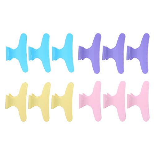 Anti-Slip Butterfly Hair Barrettes - Salon Quality Hair Clips for Pulling Hair Back, Secure Hold Hair Accessories (Multiple Colors) - Perfect for Workouts, Weddings & Everyday Styling