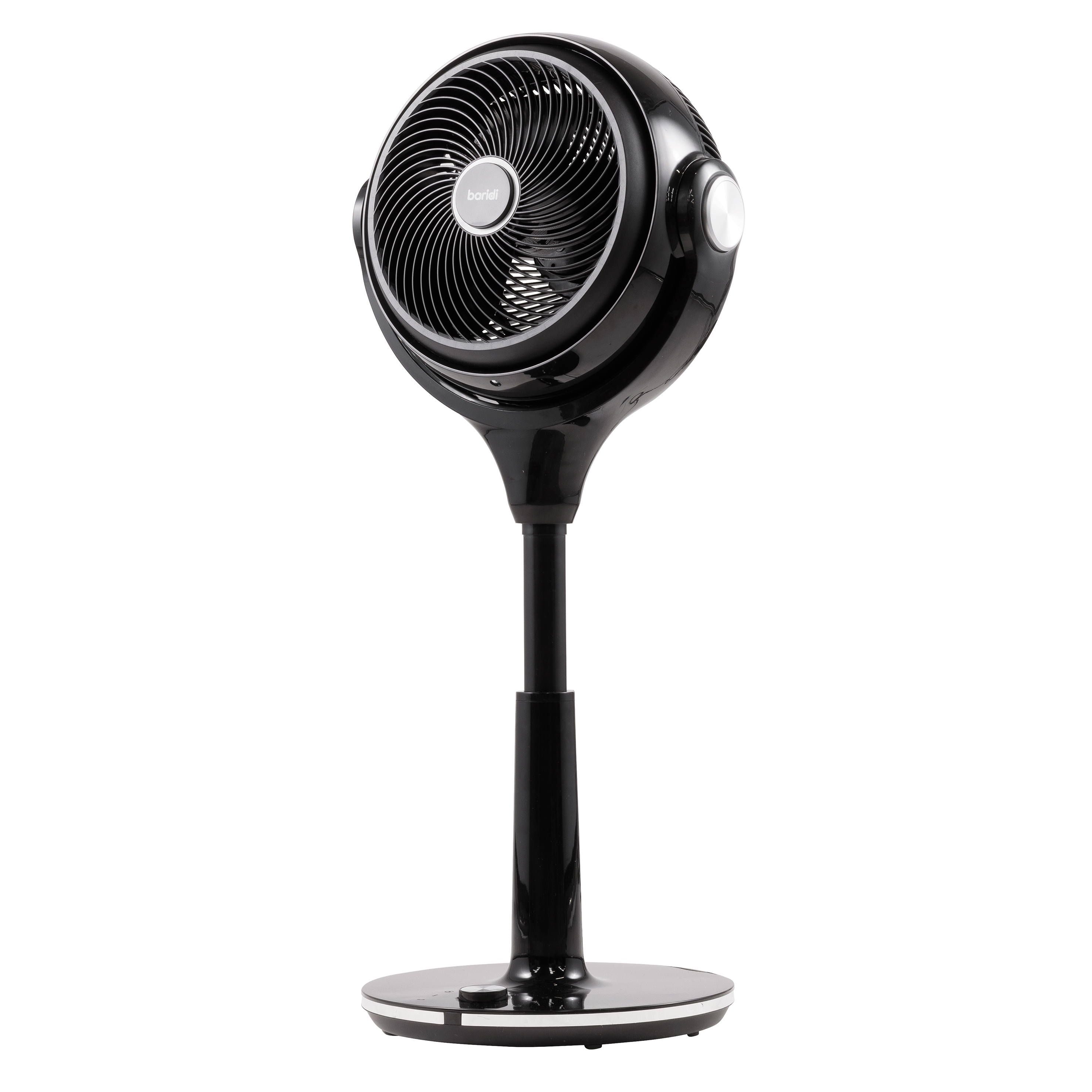 10 Inch Baridi Pedestal Fan with Remote Control - Black (DH143) - Quiet Cooling for Home, Office & Bedroom