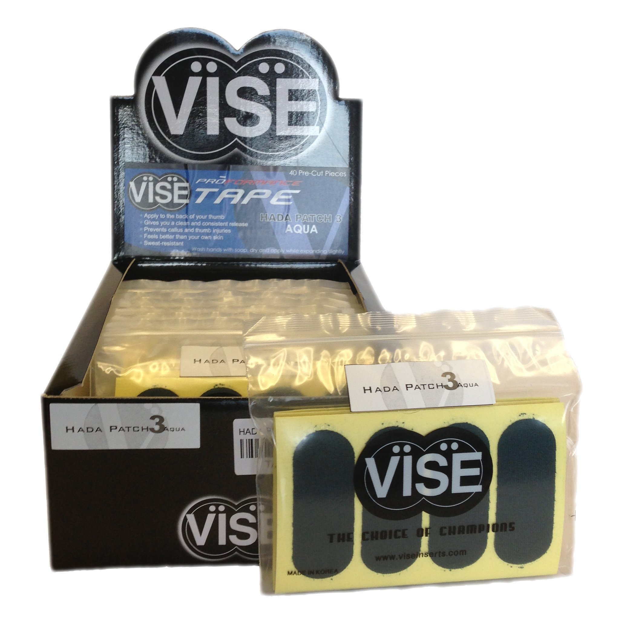 Vise Hada Pre-Cut Tape - 12 Pack | Strong Adhesive Wound Care Strips for Blisters, Cuts & First Aid | Waterproof Medical Tape for Sports, Hiking & Everyday Use