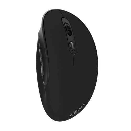 Delux M618SE 1600DPI 2.4GHz Wireless Vertical Ergonomic Mouse for Office, Computer, Laptop - Reduce Wrist Pain & Improve Comfort for Long Work Hours
