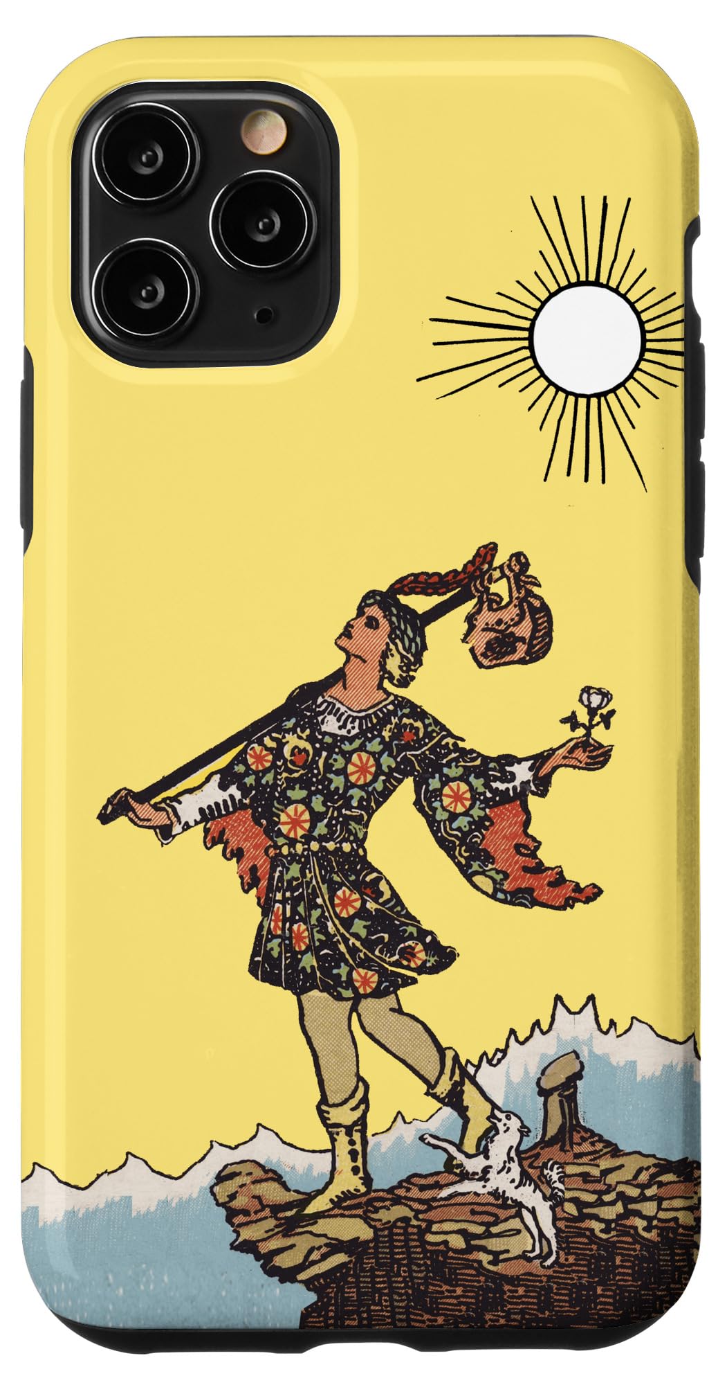 iPhone 11 Pro Tarot Card Case - The Fool Design | Mystic Divination & Fortune Teller Phone Cover | Perfect for Psychic Readings, Spiritual Protection & Unique Gift Giving