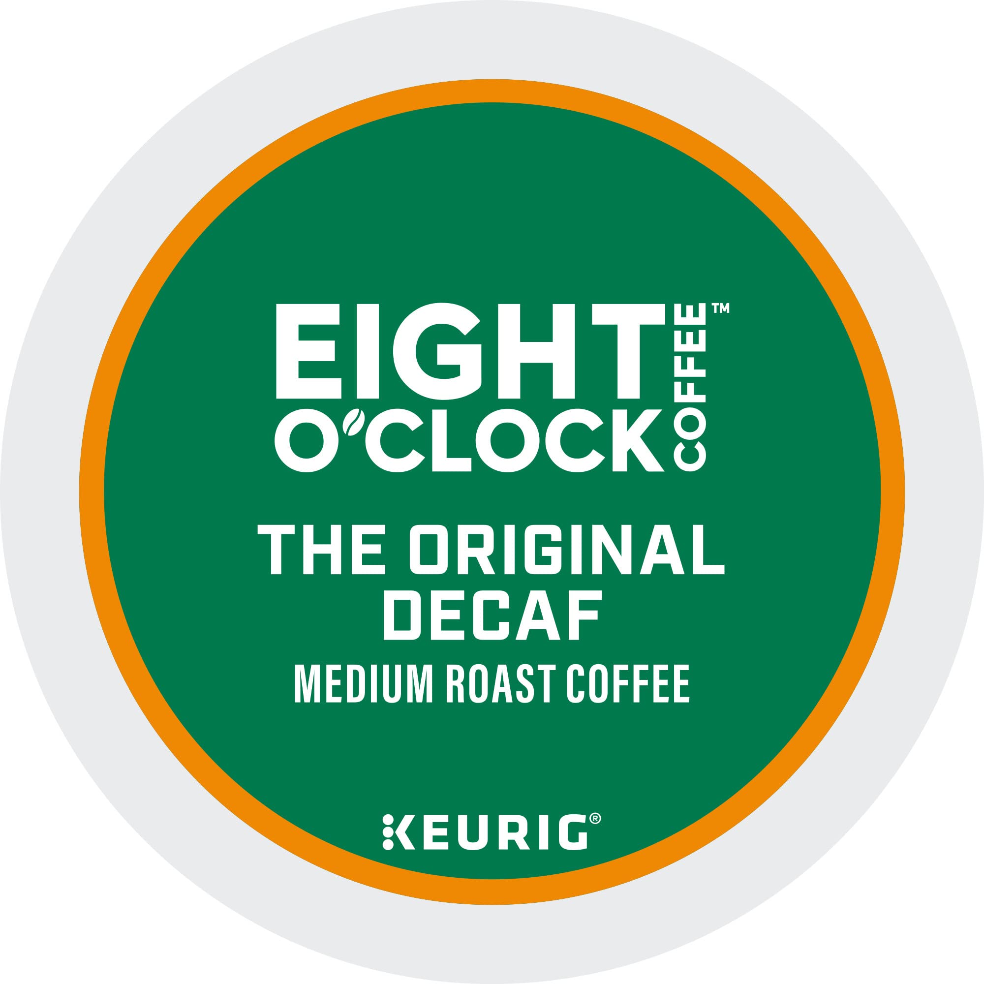 Eight O'Clock Coffee The Original Decaf K-Cup Pods - Medium Roast, 72 Count (6 Packs of 12) | Single-Serve Coffee for Keurig Brewers | Perfect for Home, Office & Morning Routine