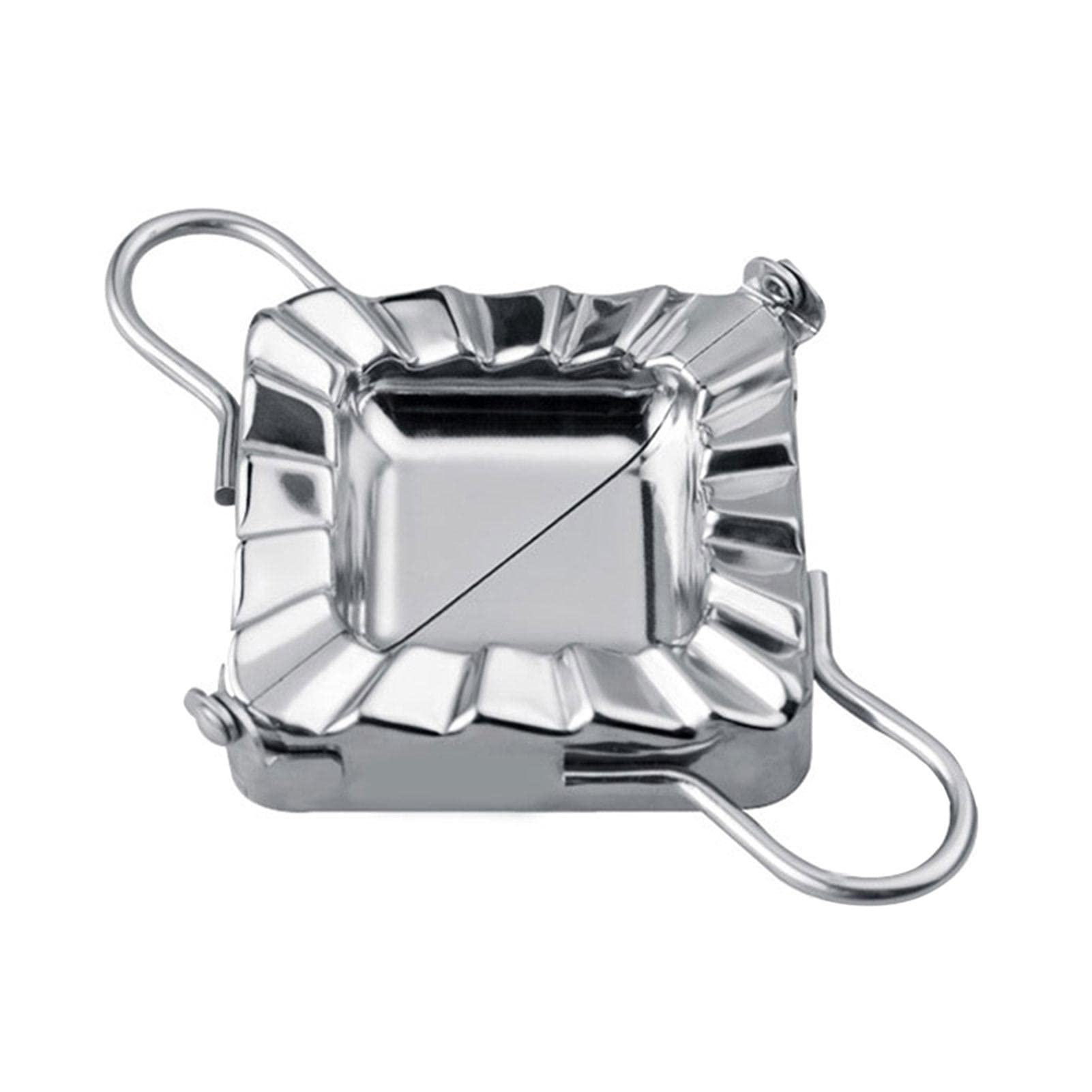 Stainless Steel Dumpling Maker - Heart Shaped Dumpling Press, Empanada & Ravioli Wonton Mold - Portable Kitchen Tool for Asian Cooking, Party Snacks & Family Meal Prep