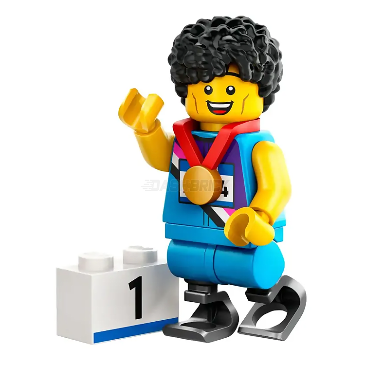 LEGO Collectible Minifigures Series 25 Sprinter (4 of 12) - Rare Limited Edition LEGO Figure for Collectors, Gifts & Display
