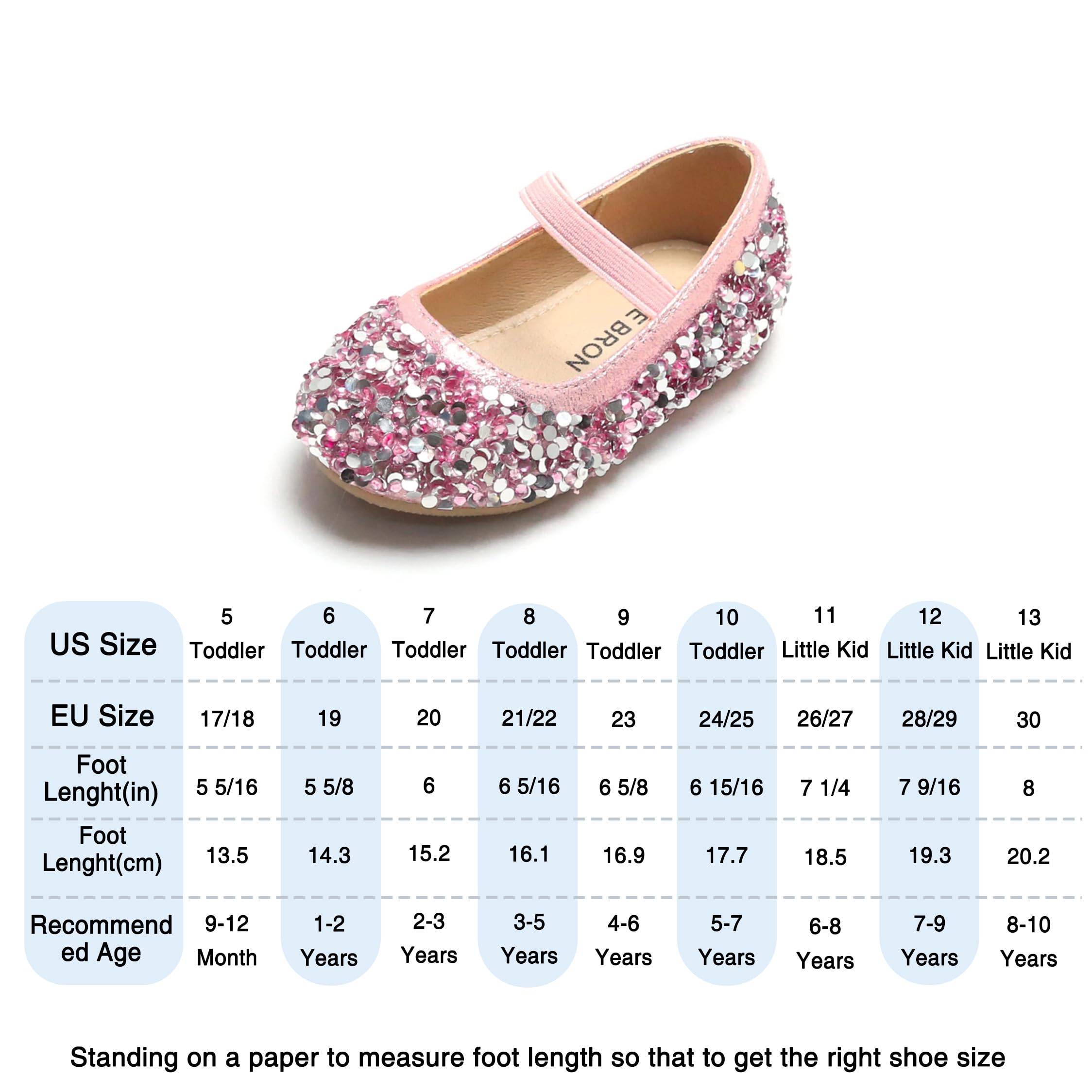 Toddler Girls Mary Jane Flats - THEE BRON Ballet Shoes for Baby Girls | Comfortable Dress Shoes for Weddings, Parties & Special Occasions