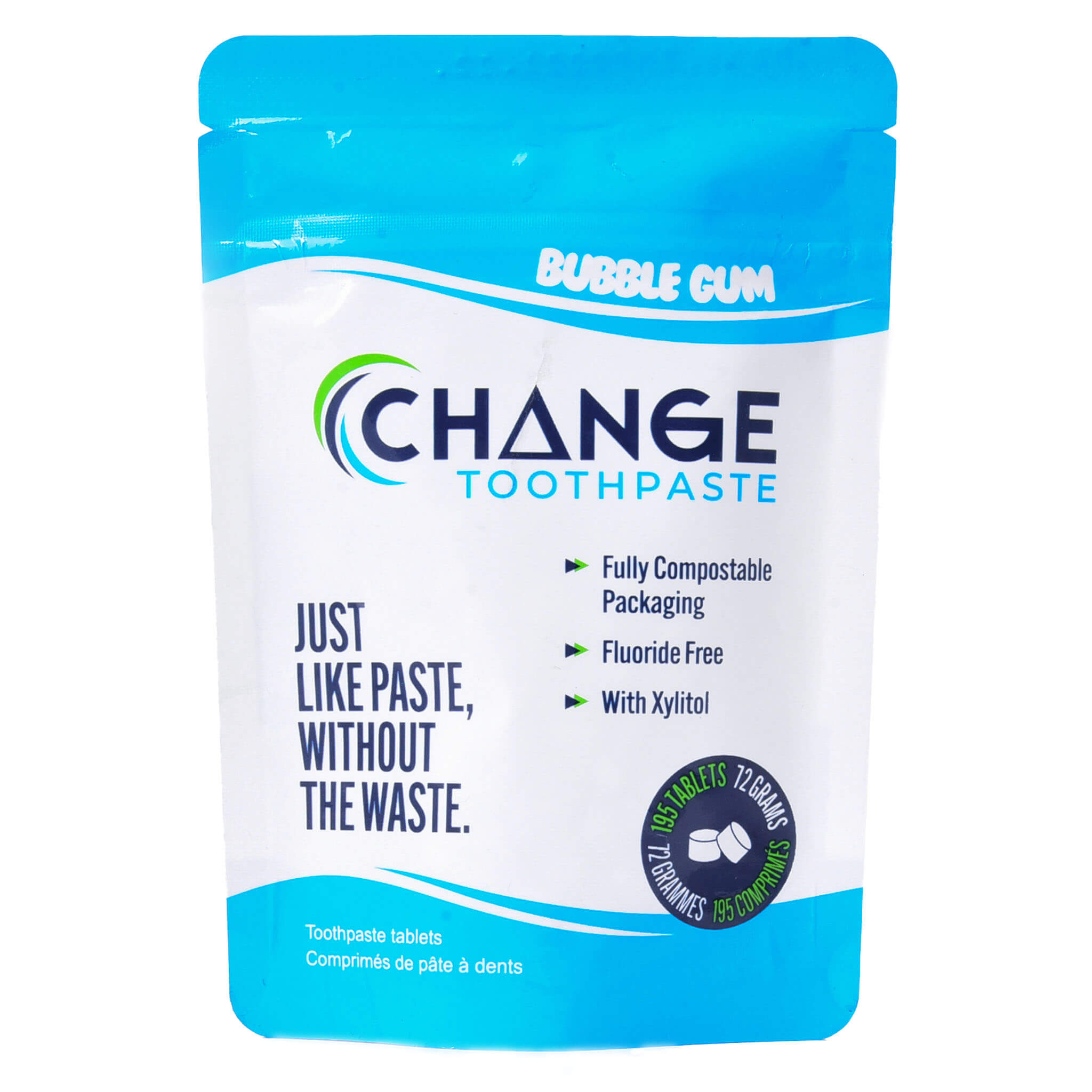 Chewable Bubblegum Toothpaste Tablets for Kids - Natural & Fluoride-Free Dental Care - Perfect for Travel, School & On-the-Go Oral Hygiene