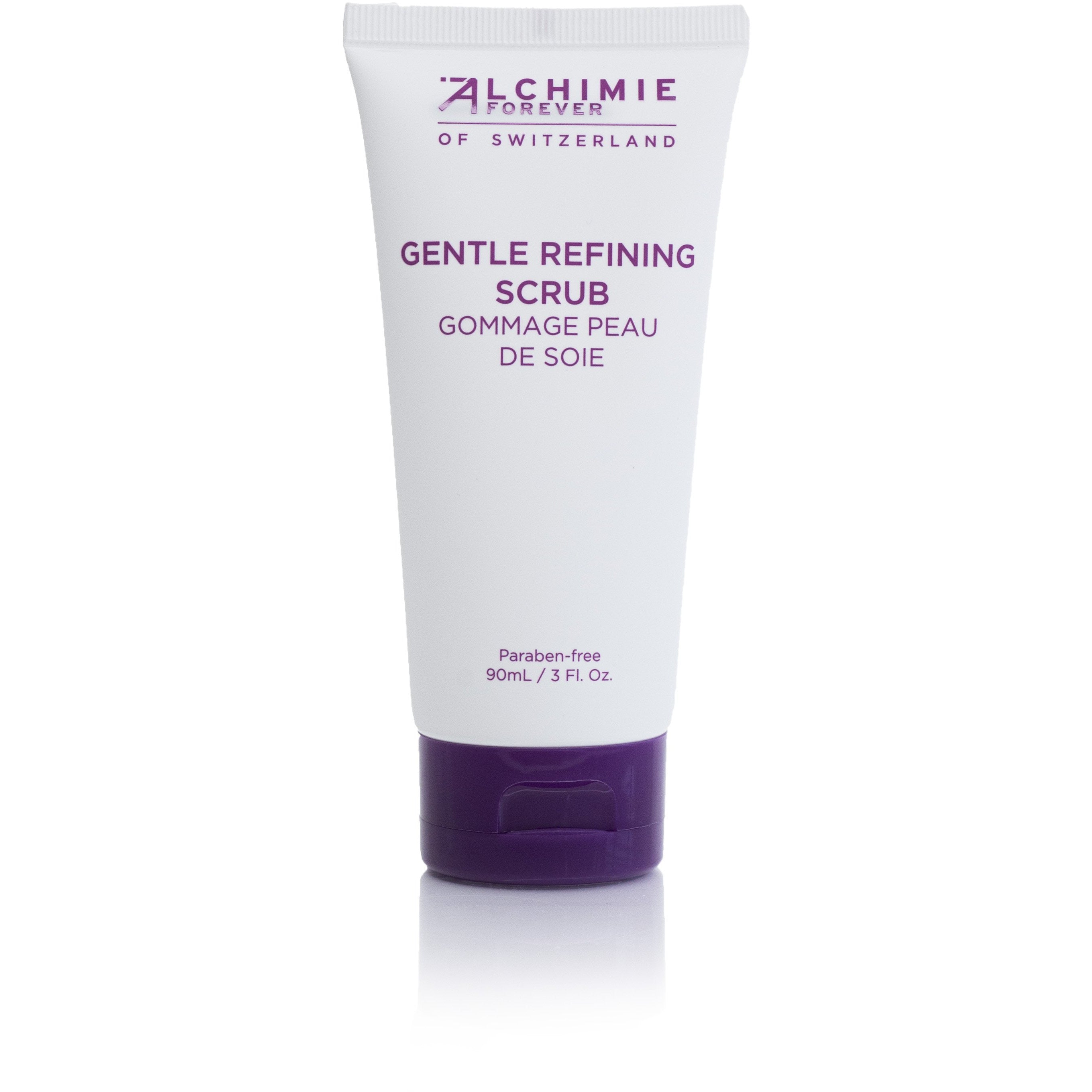 Alchimie Forever Gentle Refining Scrub - Exfoliating Face Wash for Sensitive Skin | Daily Skincare Routine & Post-Workout Refresh