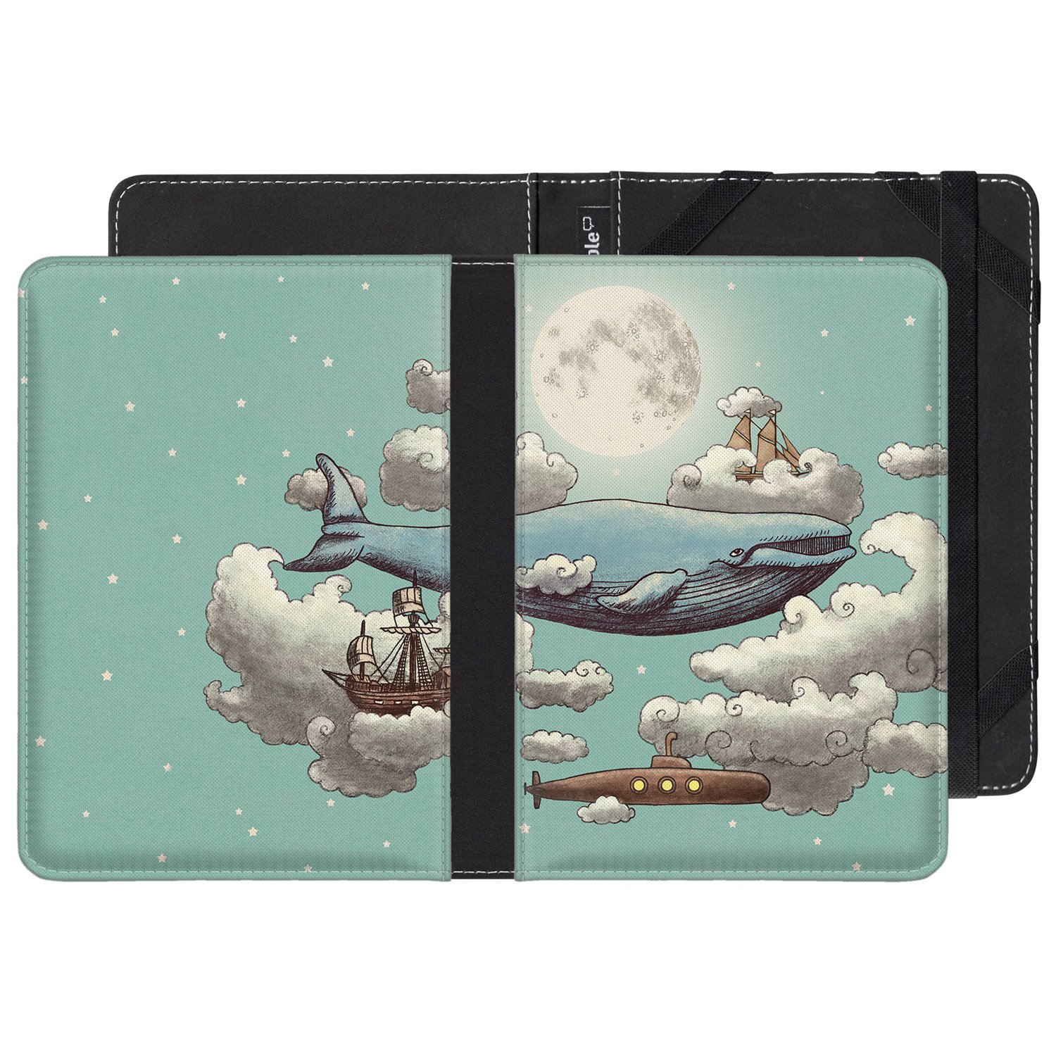 Premium Protective Case for Kindle & Kindle Paperwhite - Ocean Meets Sky Design | Waterproof & Shockproof Cover for Reading at Home, Travel & Outdoor Adventures