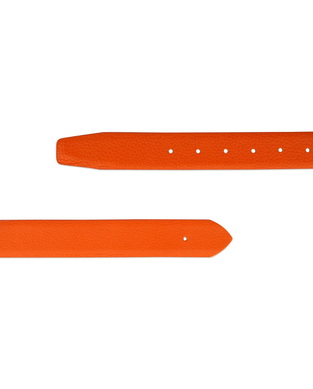 Genuine Leather 35mm Orange Belt Strap for Men - Replacement Strap Compatible with Louis Vuitton Buckles | Perfect for Casual Wear, Office & Formal Occasions