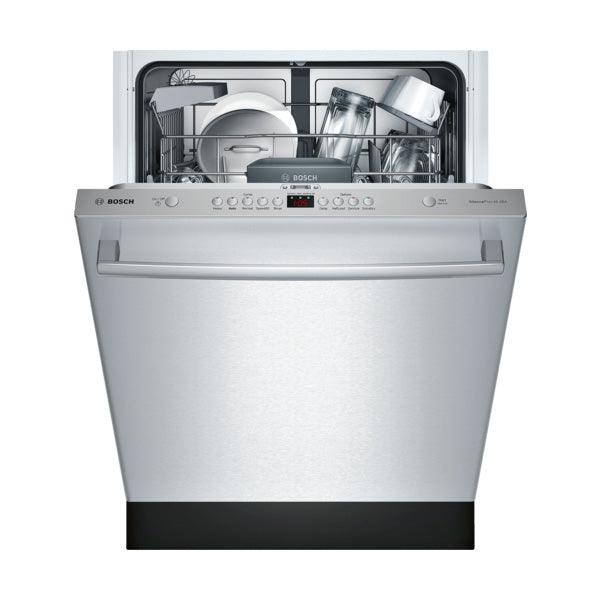 Bosch SHX68T55UC 24-Inch 800 Series Stainless Steel Dishwasher with Bar Handle - 120V/60Hz for Modern Kitchens & Open-Concept Homes