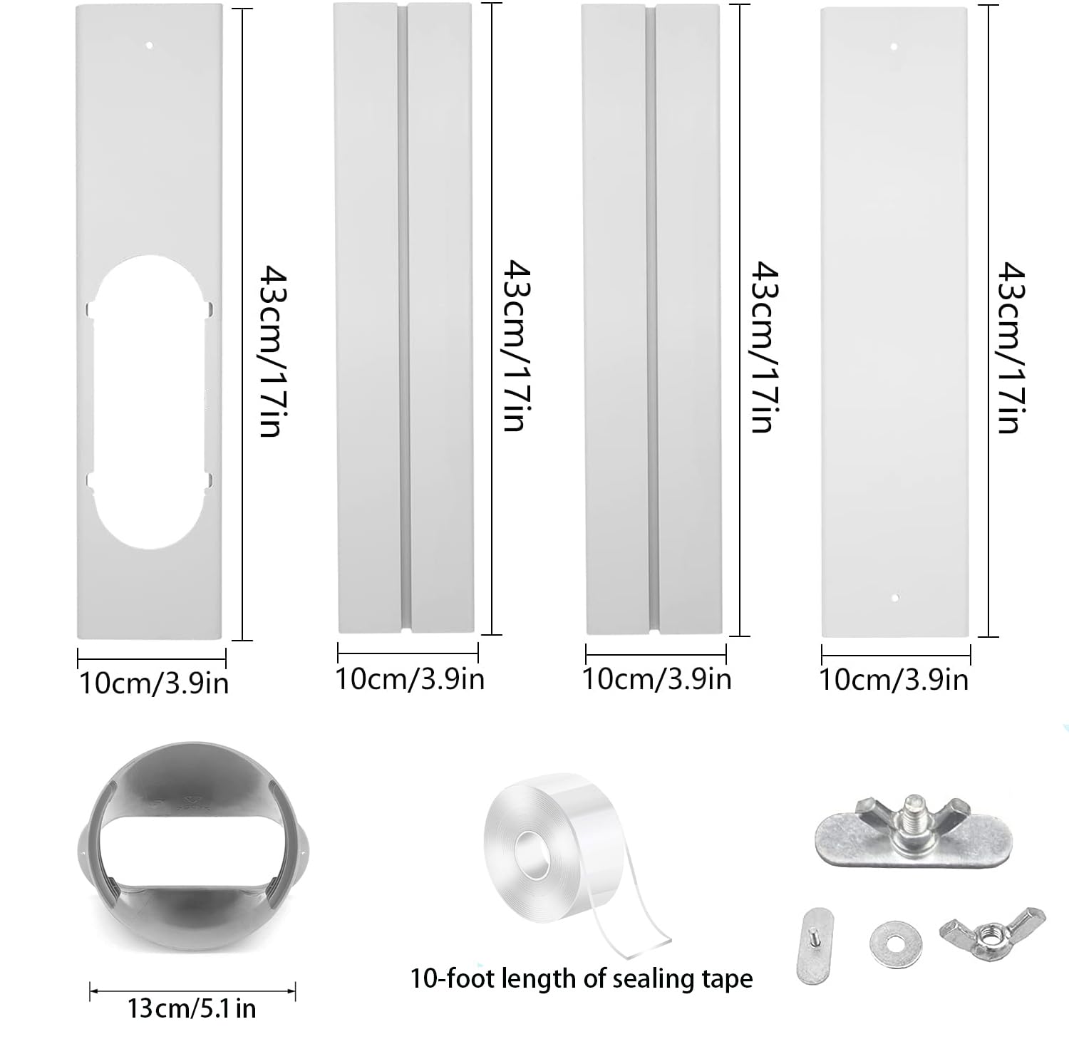 Universal Portable Air Conditioner Window Kit - 5.1
