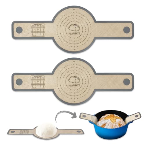 2 Pcs Gray Round