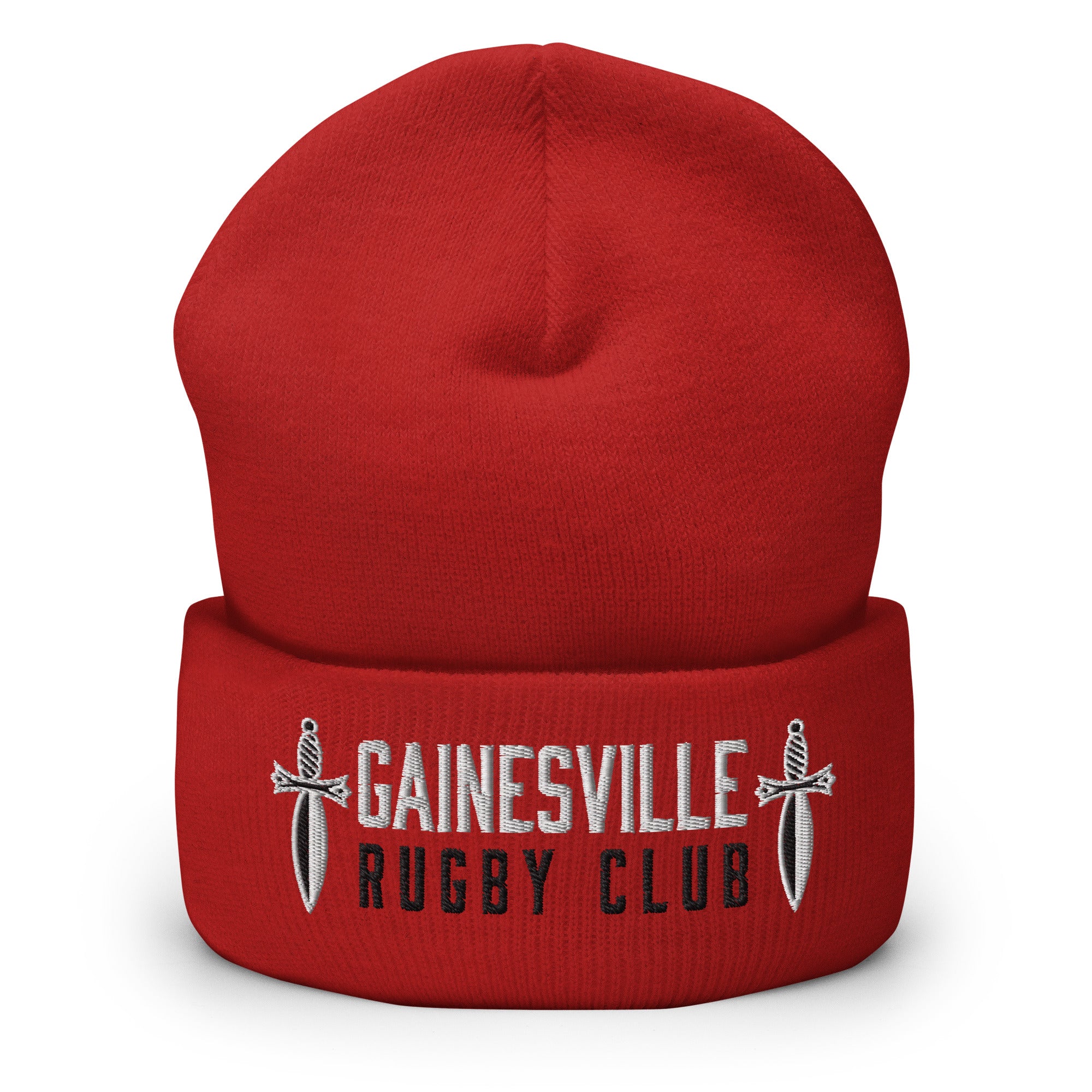 Gainesville Spartans RFC Cuffed Beanie - Warm Winter Knit Hat for Men & Women - Perfect for Rugby Fans, Outdoor Sports, and Cold Weather Activities