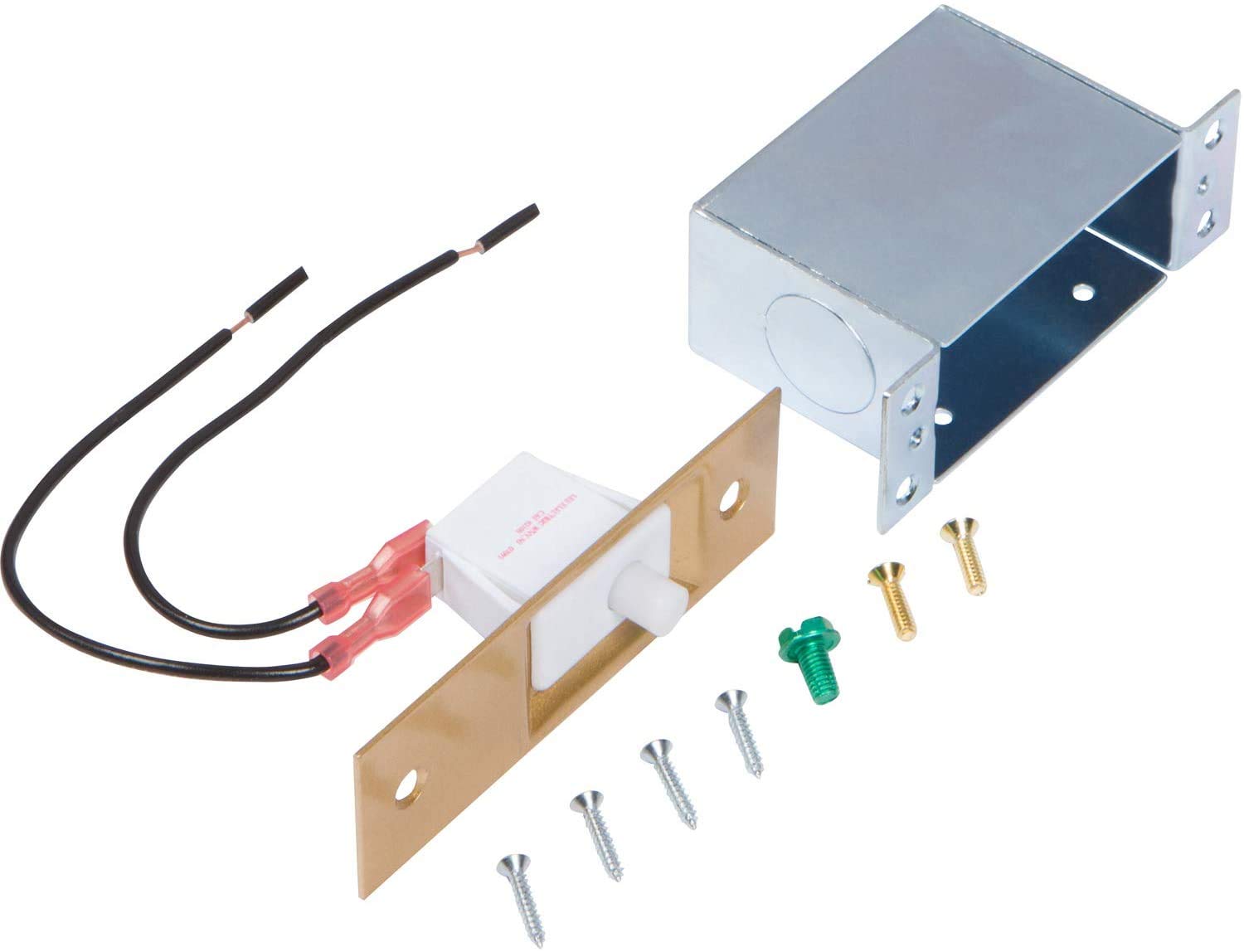 Morris Hands-Free Door Switch - 11 Pack Gold Push Button for Automatic Lighting | Ideal for Homes, Offices & Smart Buildings